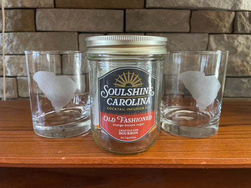 1 Kit + 2 Rocks Glasses - Soulshine Carolina