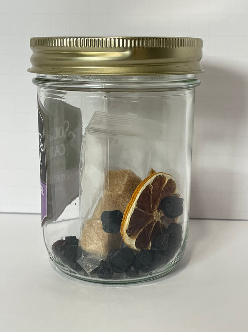 Berry Genteel cocktail infusion kit - Blueberry + Lemon + Demerara Sugar
