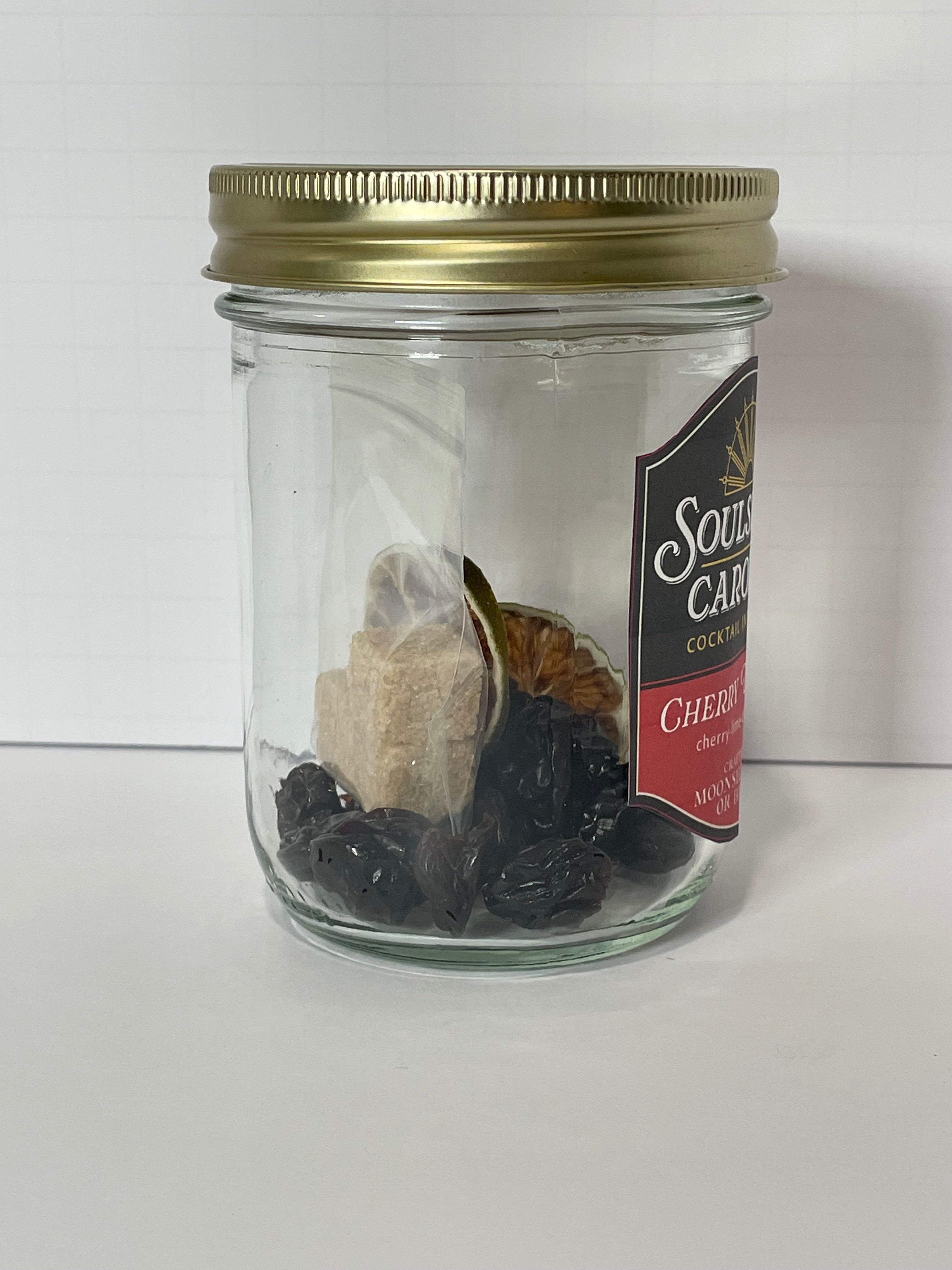 Cherry Bounce cocktail infusion kit - Cherry + Lime + Clove + Demerara Sugar