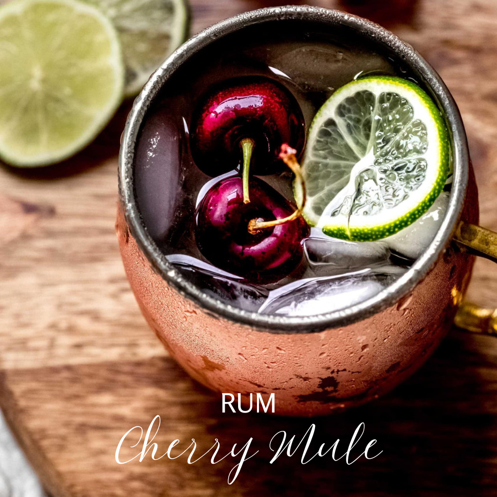 Cherry Bounce cocktail infusion kit - Cherry + Lime + Clove + Demerara Sugar