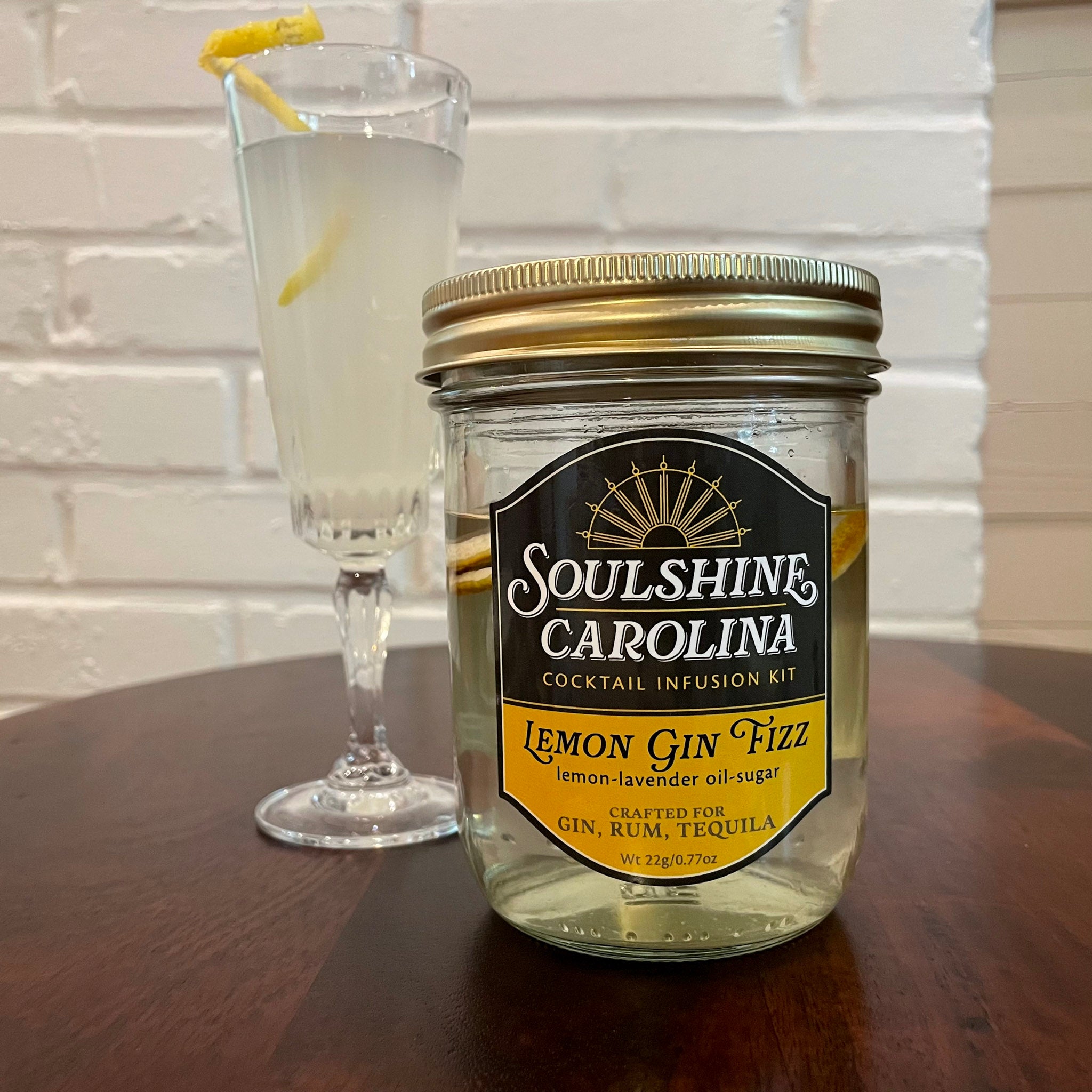 Lemon Gin Fizz infusion kit - Lemon + Lavender