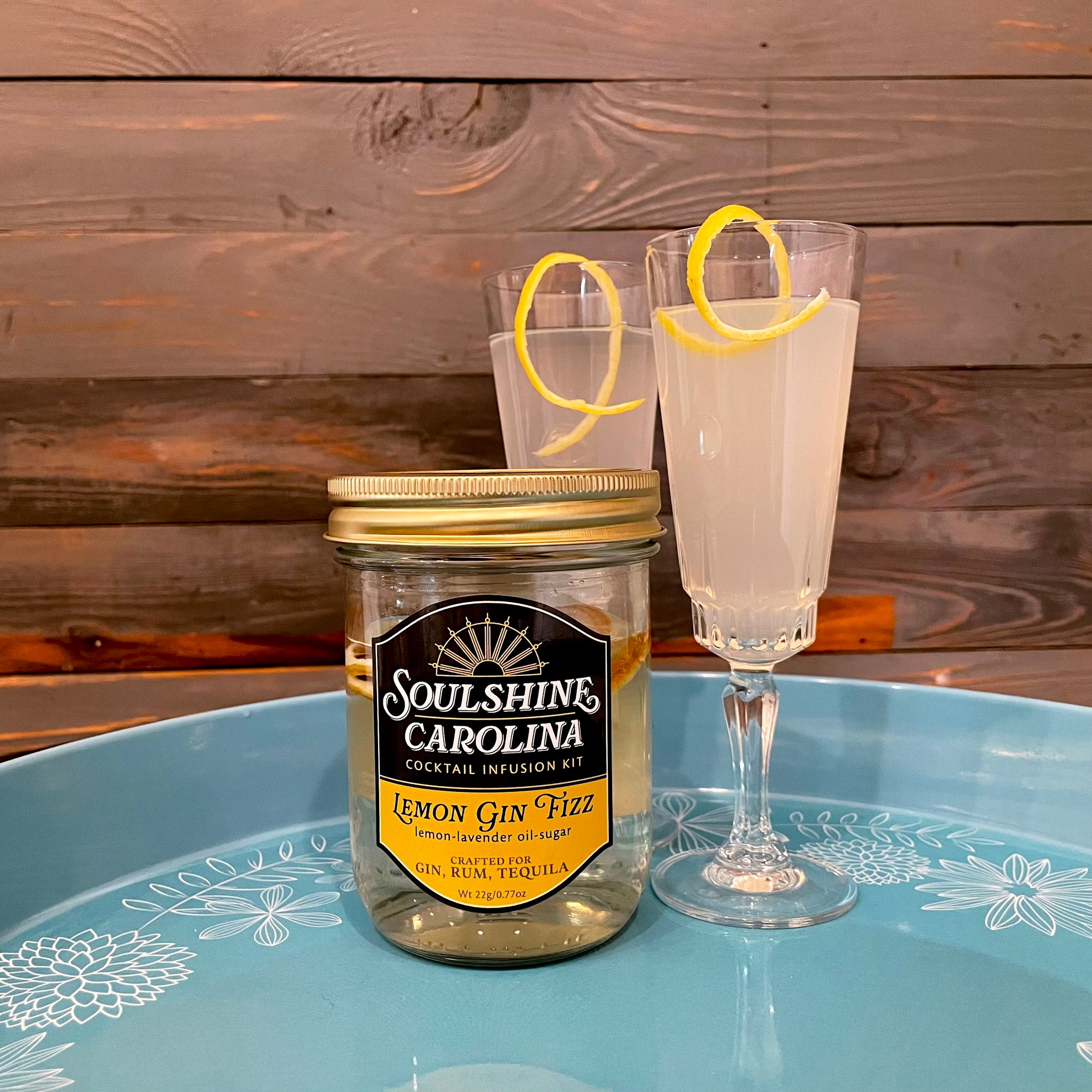 Lemon Gin Fizz infusion kit - Lemon + Lavender