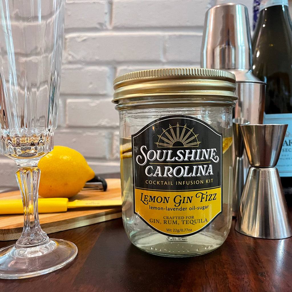 Lemon Gin Fizz infusion kit - Lemon + Lavender