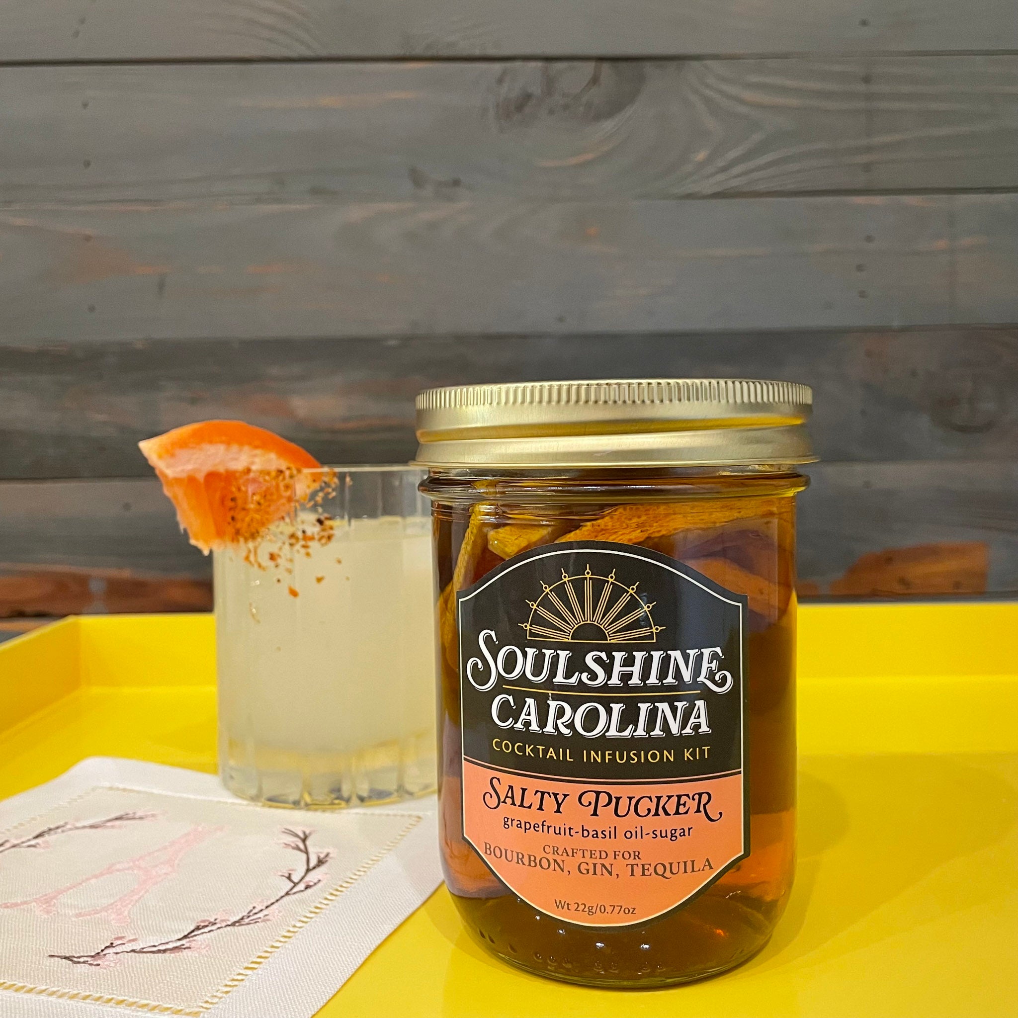 Salty Pucker cocktail infusion kit - Grapefruit+Basil