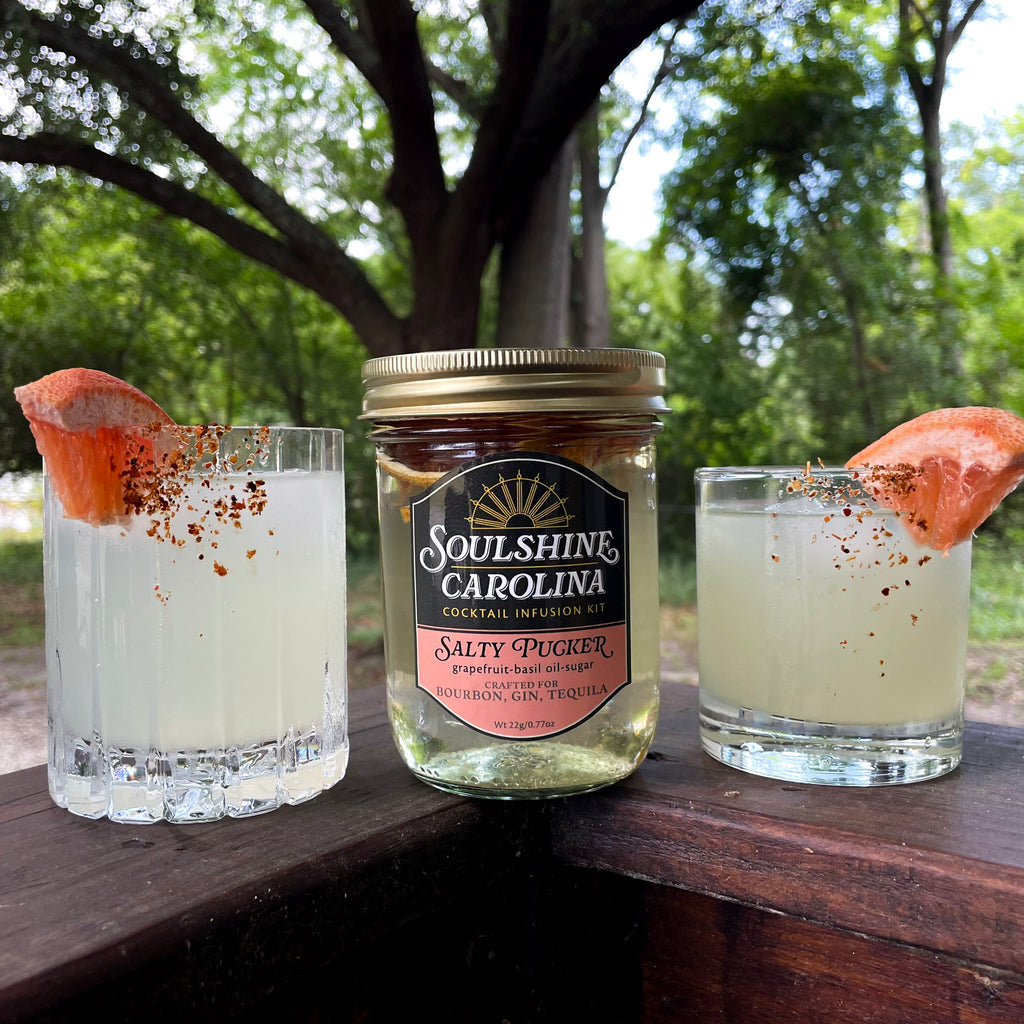 Salty Pucker cocktail infusion kit - Grapefruit+Basil