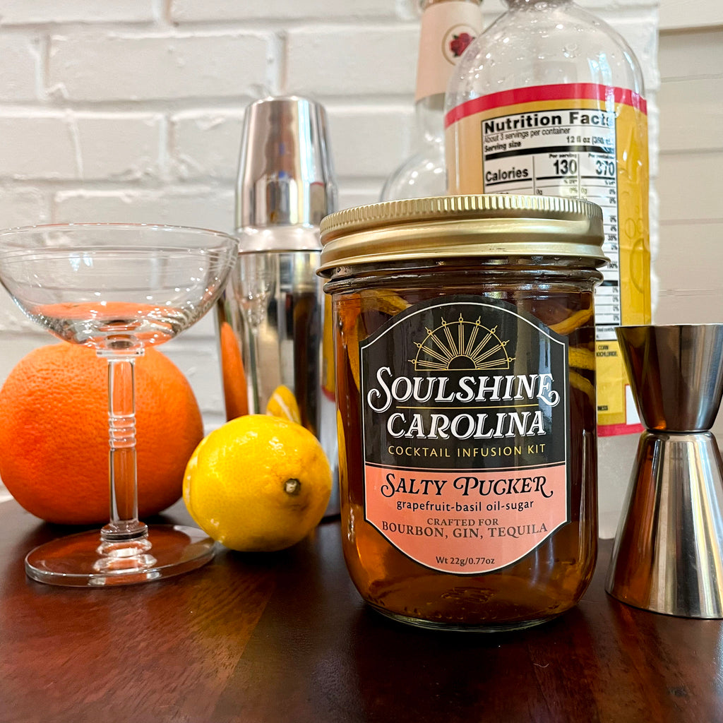 Salty Pucker cocktail infusion kit - Grapefruit+Basil
