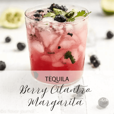 Blueberry Cilantro Margarita