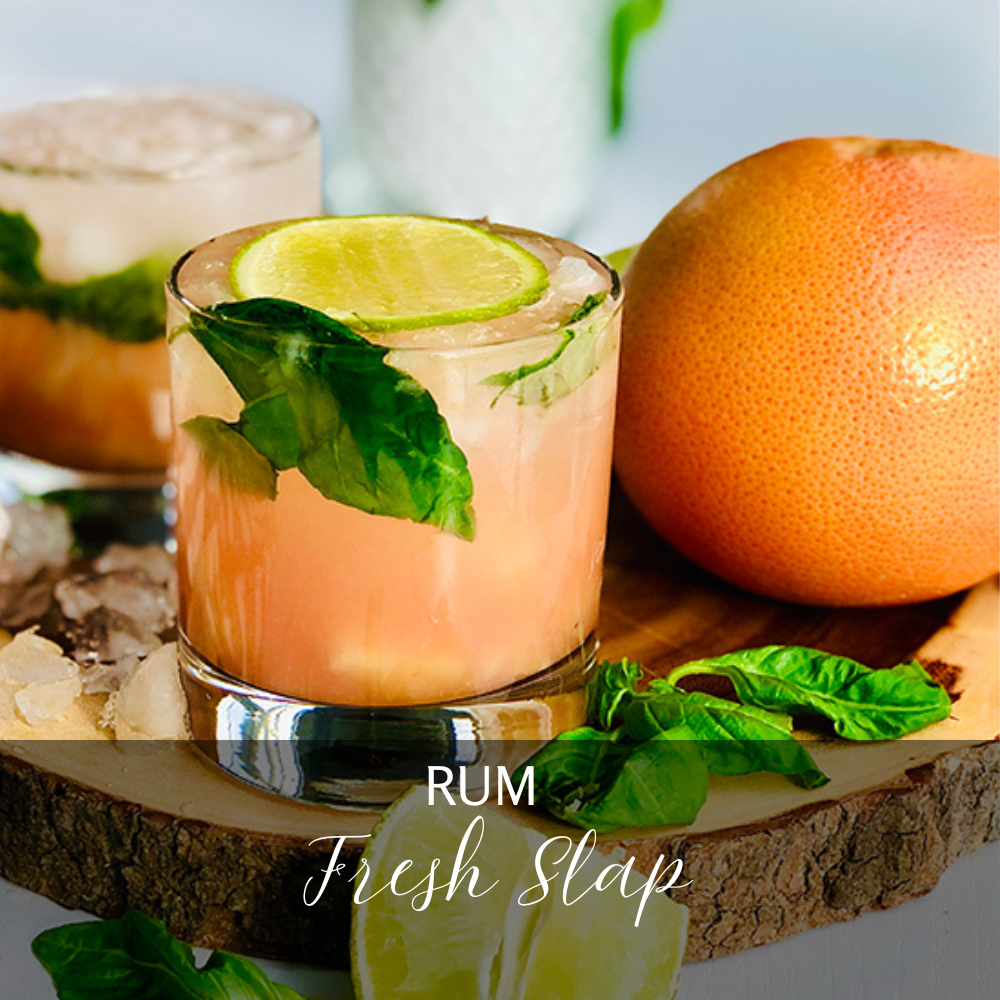 fresh slap cocktail - rum