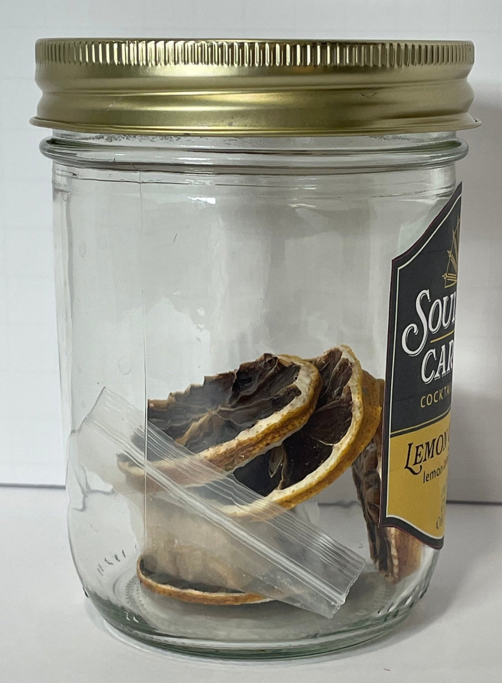 Lemon Gin Fizz cocktail infusion kit - Lemon + Lavender Oil + Demerara Sugar - Soulshine Carolina