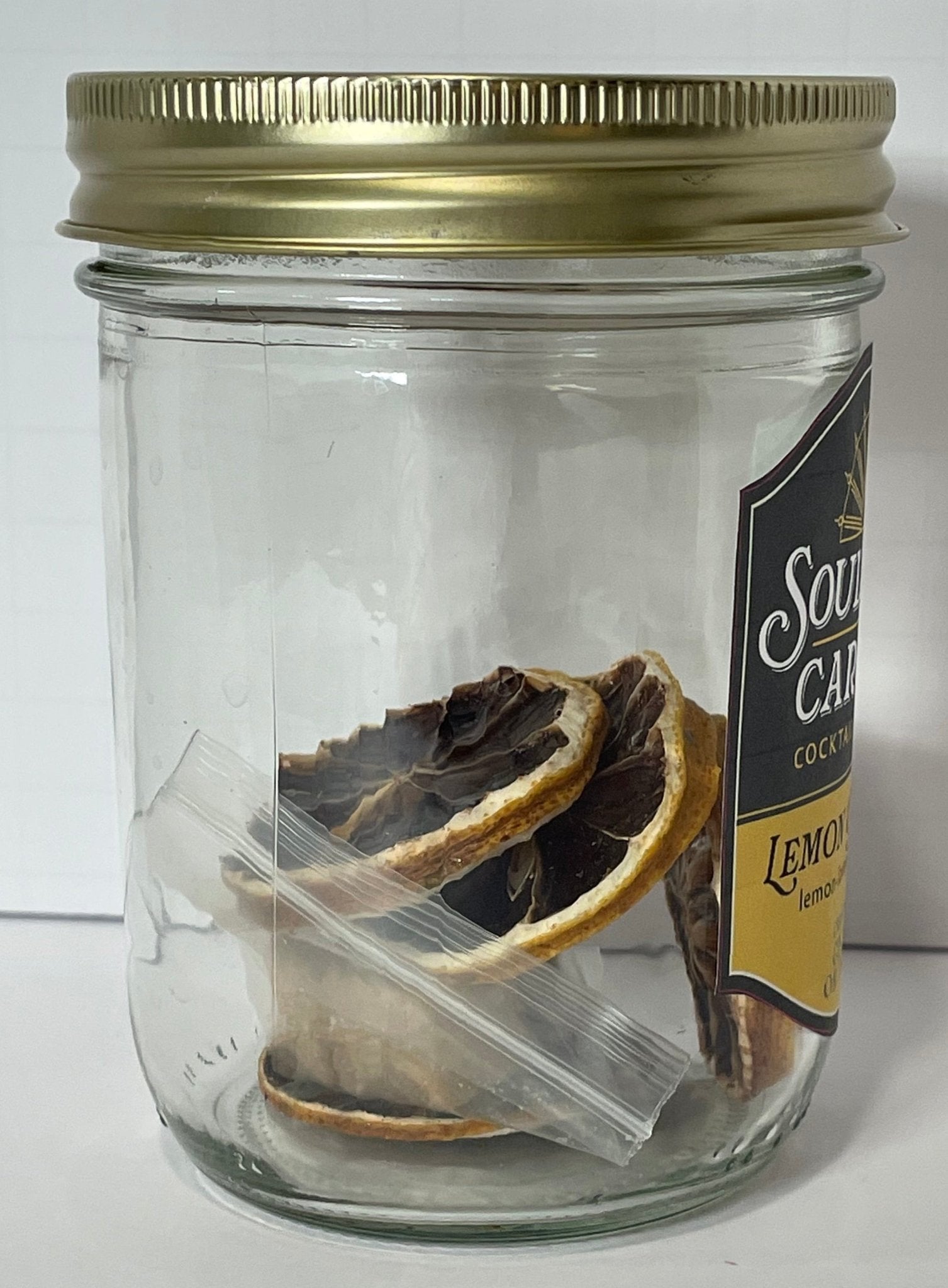 Lemon Gin Fizz cocktail infusion kit - Lemon + Lavender Oil + Demerara Sugar - Soulshine Carolina