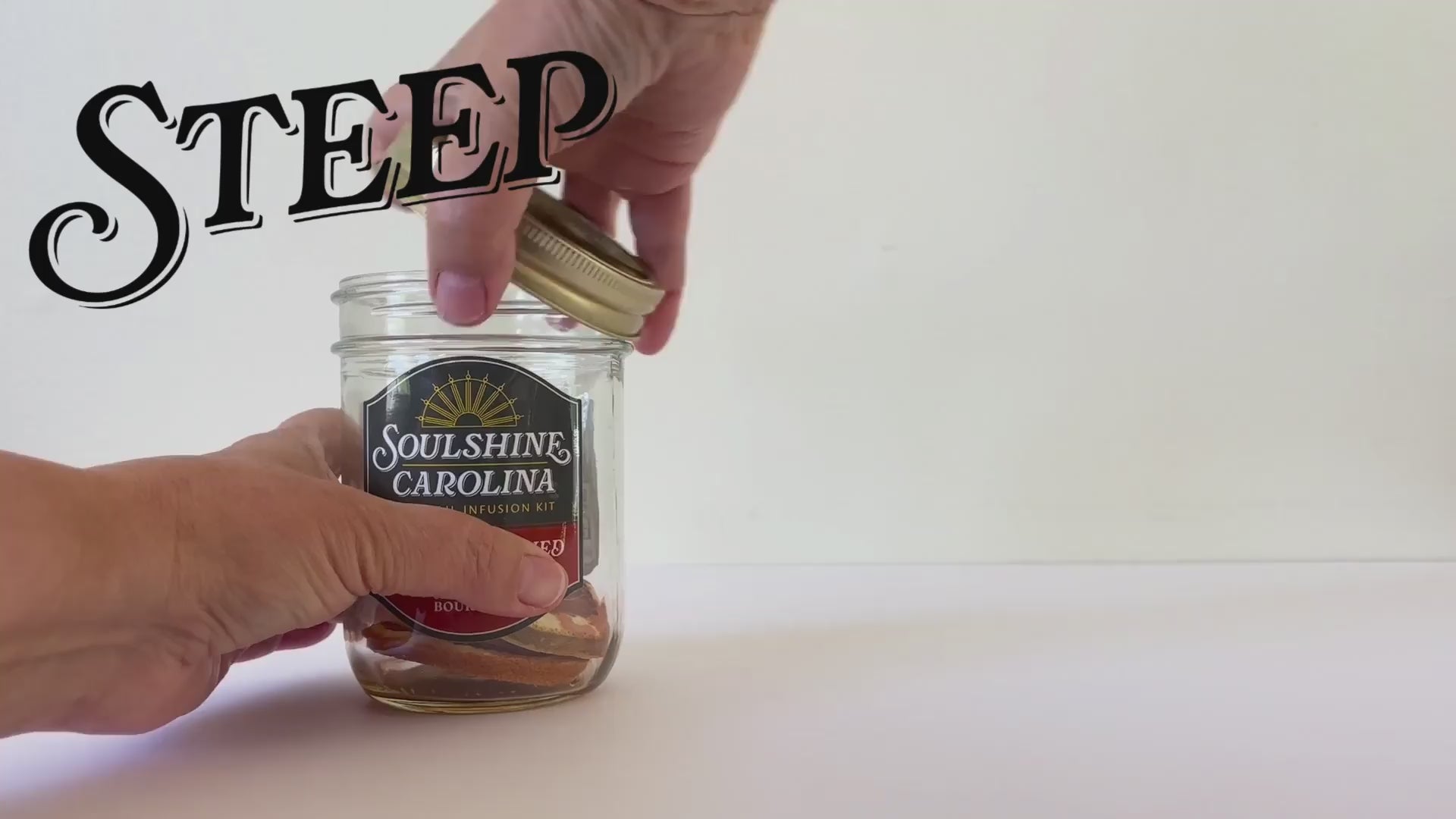 Video demonstrating how to use a Soulshine Carolina cocktail infusion kit.